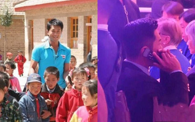 正當大家在嘲笑古天樂還在用8年前的「智障型滑蓋手機」，其實他是把錢拿去中國偏鄉蓋了97間小學