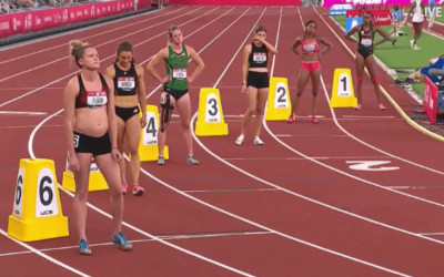 美國女選手「懷孕18週」毅然參賽，田徑場狂飆讓網看傻：太猛了！