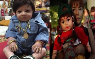 在泰國，父母相信孩子過世後靈魂會附在娃娃上，於是決定把娃娃帶回家一起生活，沒想到最後竟發生了超恐怖的事．．．