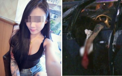16歲少女無照卻要求開車卻撞護欄當場慘死  網友竟灌爆死者臉書：護欄好痛