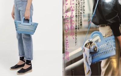 時尚真的好難懂  日本狂推1.2萬「洗衣籃包」網友傻眼：買愛馬仕藍白拖剛好配一套