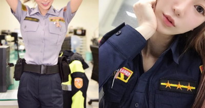 女警po圖緬懷舊制服！網友卻全歪樓「娜美身材」超吸睛：現在女警等級都這麼高嗎❤